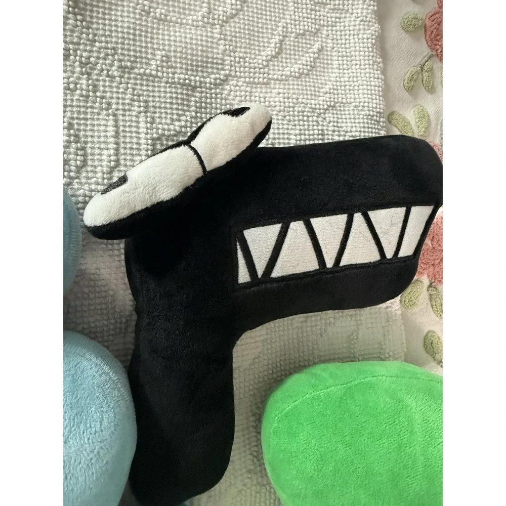 Alphabet Lore Plush Set B E F D‎ Stuffed Animal Toy Letters Blue Green Black